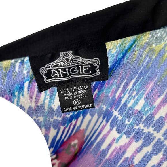 COLORFUL ANGIE SHEER BOHO OPEN FRONT CARDI - MEDIUM - Picture 4 of 4